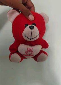 Cute Red Teddy Bear Plush Toy
