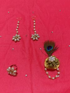 Jwellery  Earrings Ring And Brouch