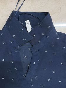 Navy Polka Dot Shirt Dress