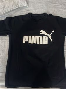Black Puma Logo T-Shirt