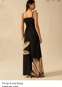 Savana  tie up a line dress