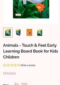 Touch And Feel Book