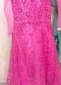 rose pink gown