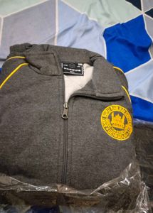 Marquis Grey Zip-Up Jacket ( shri guru ram rai dre