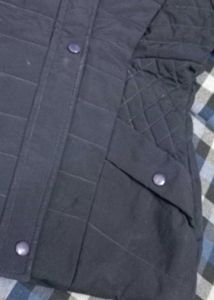 Navy Quilted Jacket