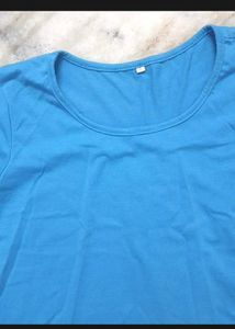 👗Blue Long Sleeve Casual Dress