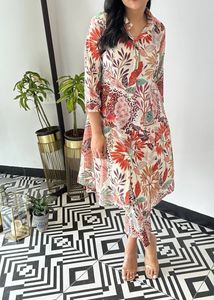 Multi Print Leaf cotton Cord set
