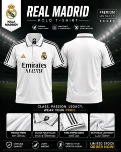 Real Madrid Polo T-Shirt - White
