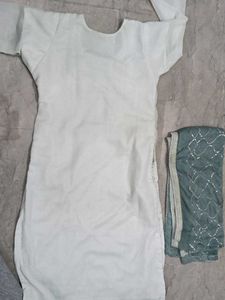 embroidery light colour suit