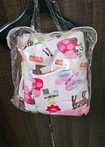 Babyhug Blanket And Dress Combo