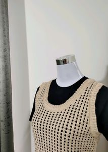 Crochet Woolen Vest