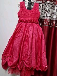Knee length Elegant Pink Dress