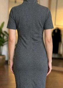 Simple Grey T-Shirt Dress