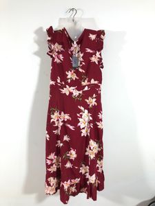 Maroon Printed Dress(Women’s)
