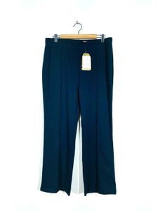 Teal Green Casual Trouser For Women's