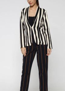 Chic Striped Blazer