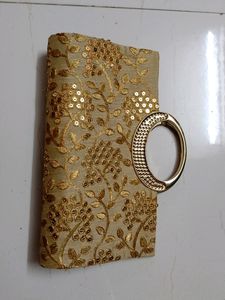 Traditional Golden Clutch