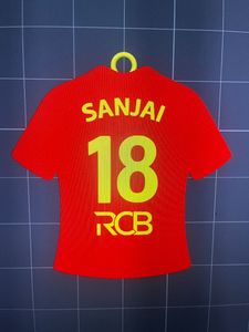 customize 18 RCB Jersey Keychain