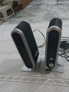 2 Pcs Zebion USB Computer Speakers Portable