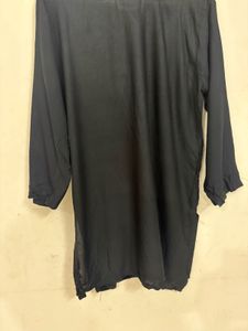 Embroidered Black Kurta