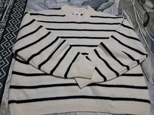 Cozy Striped Knit Sweater