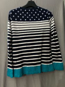 Max Striped Long Sleeve Cotton Top