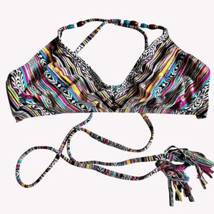 Boho Tribal Print Bikini Top 28 - 34inch