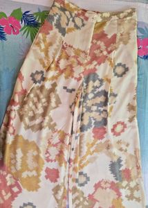 Boho Print Wide Leg Palazzo Pants