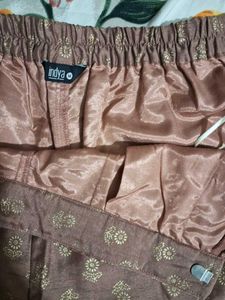 Elegant Printed Silk Pants