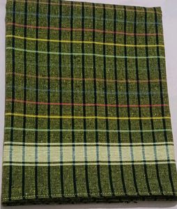 Mustered Checked Bath Cotton Towel