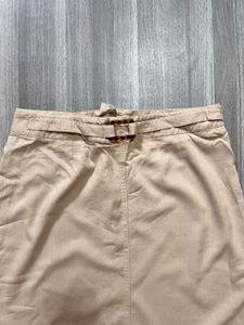 Beige Skirt