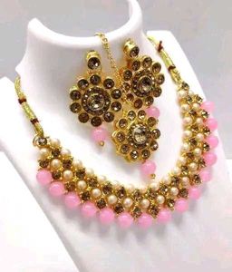 Jewellery Set Grey  With Earrings