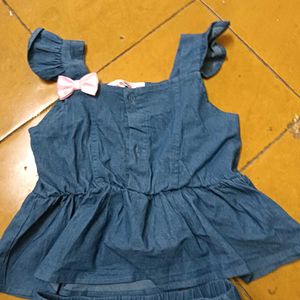 Cute Denim Outfit for Kids
