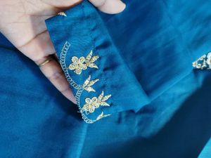 Elegant Teal Kurta Set with Dupatta