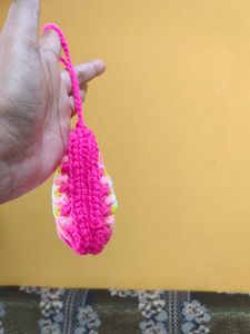 handmade crochet Earpod pouch