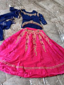 Elegant Embroidered Lehenga Choli Set