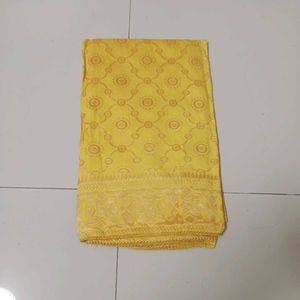 yellow duppata