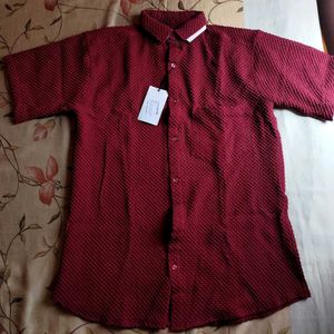 3D Textured Half Sleeve Shirt size L/40