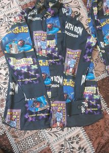kid's co-ord set with snoop dog print