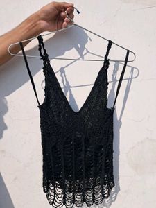 y2k halter neck top