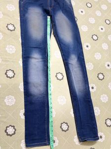 Men’s Vintage Stylish Blue Wash Denim Jeans