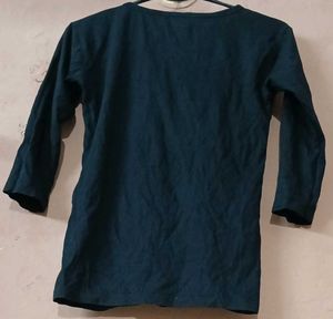 Black 'Sleep' Graphic Top