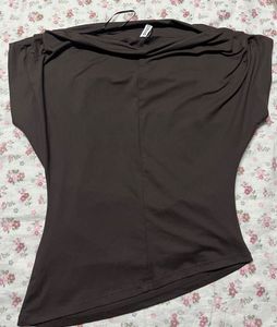 H&amp;M Ruched Detail Dolman Sleeve Top