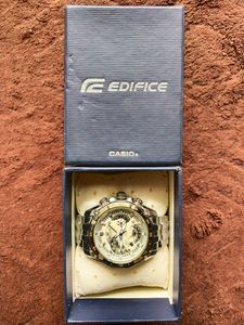 Casio Chronograph White Dial Men's Watch