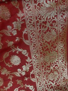 Elegant Red Banarasi Silk Saree