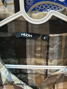 Classic Plaid Button-Up Tunic