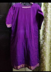 Purple Kurta Set with Dupatta