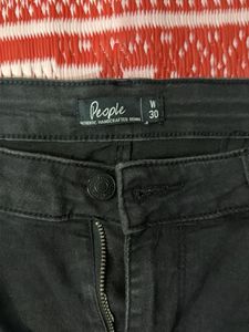 Stylish Black ankle Denim Jeans