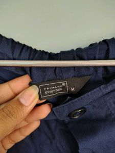 Navy Blue Casual Trousers