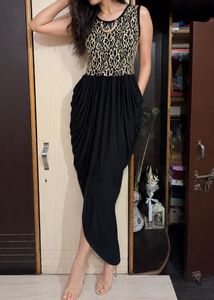 Elegant Black Lace Dress